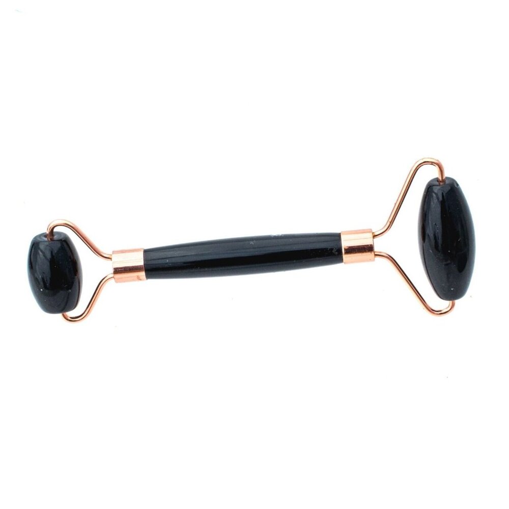 Natural Stone Face & Neck Roller Massager Choose Your Gemstone Healing Crystals